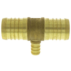 Everflow PXRT1401-NL | 1-1/4 PEX x 1-1/4 PEX x 1/2 Brass Tee Lead Free