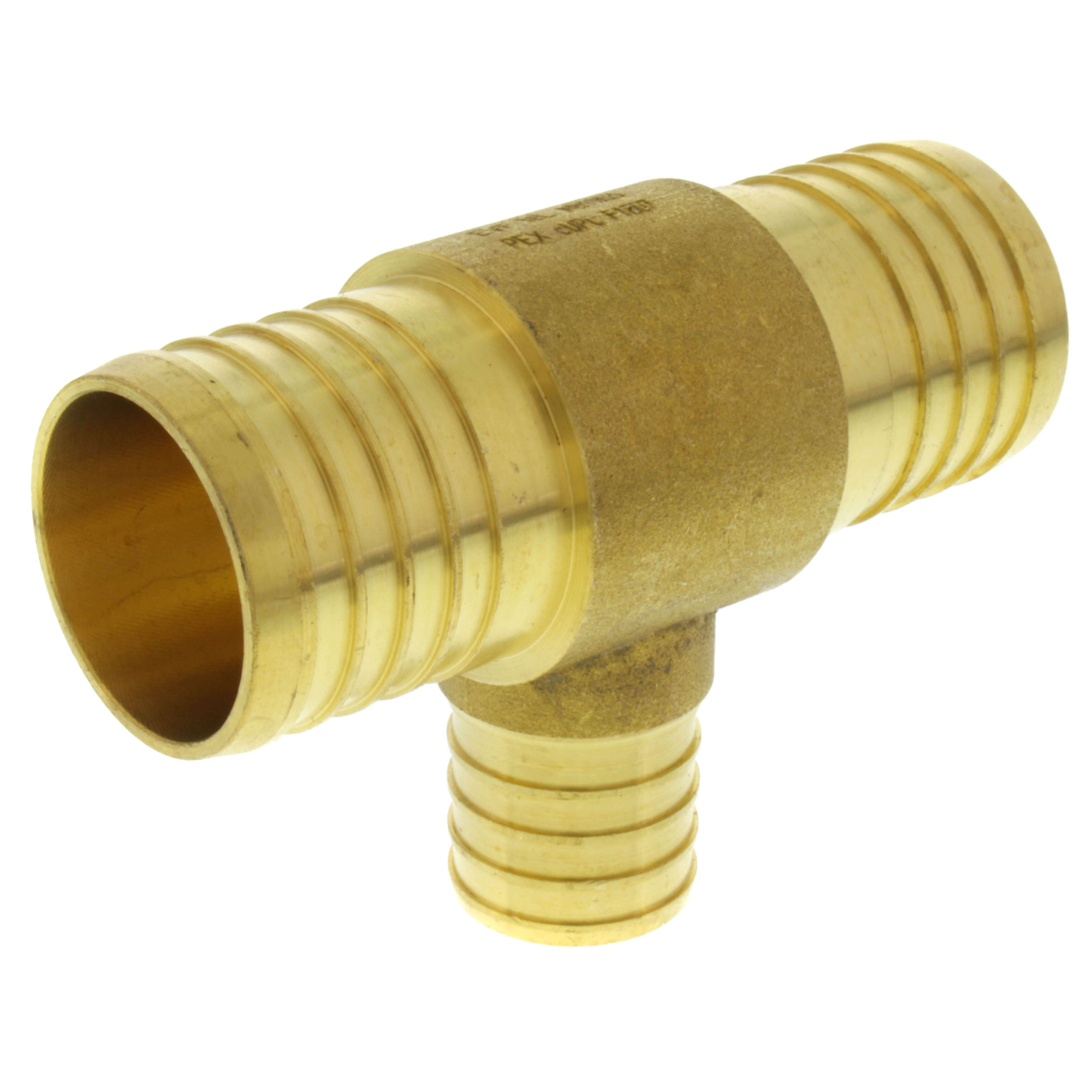 Everflow PXRT1503-NL | 1-1/2 PEX x 1-1/2 PEX x 1 PEX Brass Tee (Lead Free)