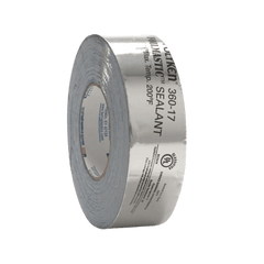 Berry Global 360-173 Polyken Foilmastic 2 mil Foil/Butyl Sealant Tape 3 inch x 33.3 yd