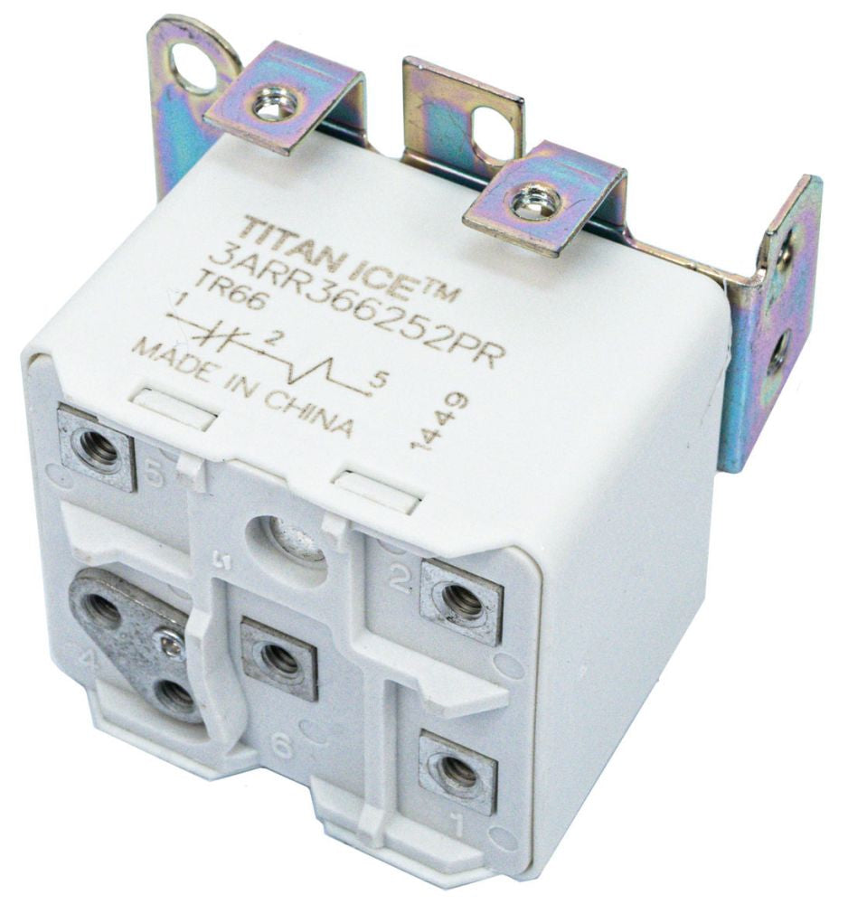 Titan Ice TR66 Potential Relay - 395 V Coil - 210 to 230 V Pick-Up - 123 V Drop-Out - Replacement for GE 3ARR3