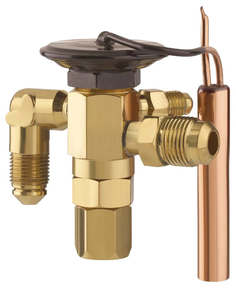 Parker Hannifin 040334-03 1/4 x 1/2 SAE Male Flare x SAE Male Flare Thermostatic Expansion Valve