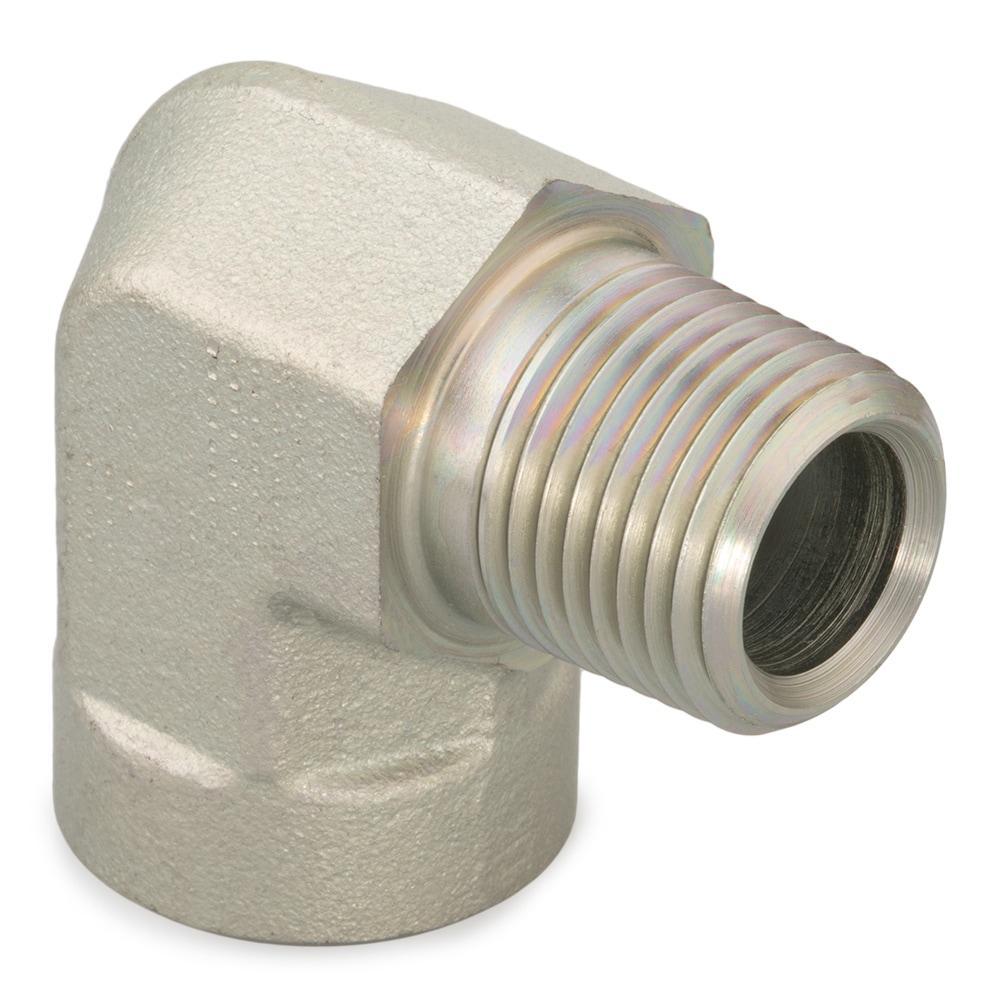 Parker 1/4 X 3/8 CD-S Pipe Fitting and Port Adapter, Steel