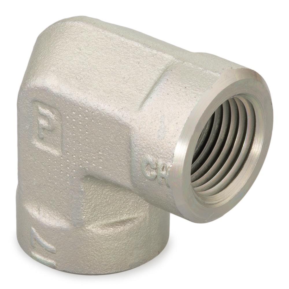 Parker 1/2DD-S Pipe Fitting and Port Adapter, Steel