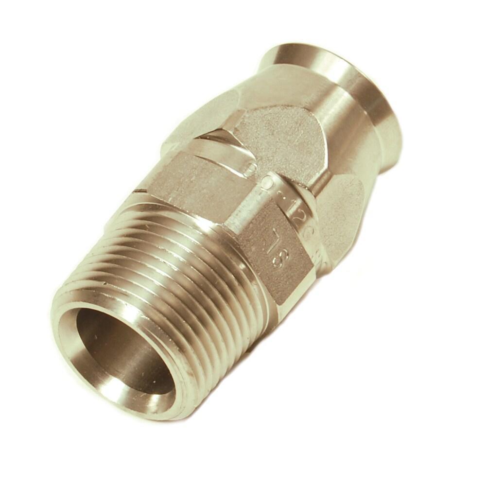 Parker 20190-8-8 Field Attachable Fitting Brass