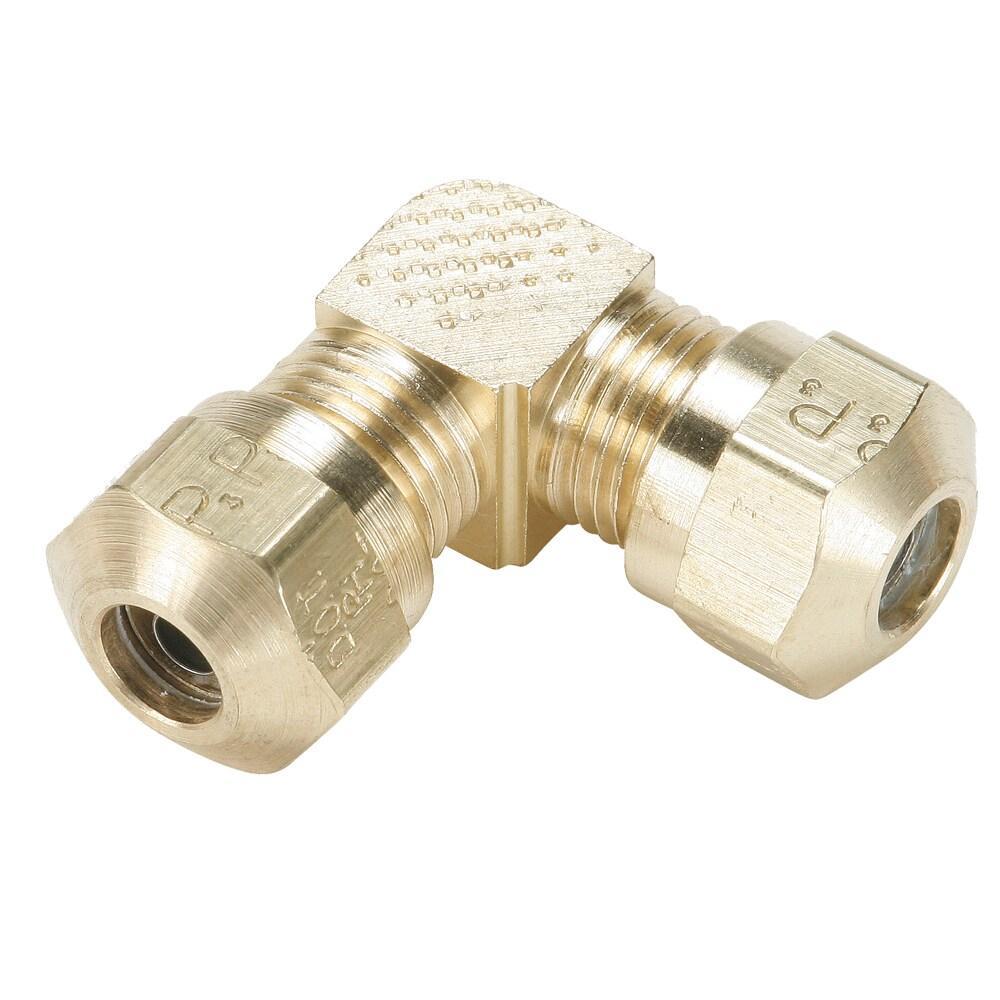 Parker 265NTA-6 Compression Style Fitting, 3/8 in, Compression, Brass