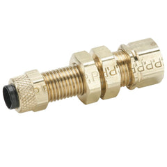 Parker 62PCABH-6 Compression Fitting, 3/8 in, Compression, Brass