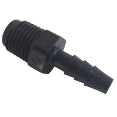 Parker P8MCB6 Barbed Fitting, 1/2 x 3/8 in, Barb x MNPT, Plastic, Domestic