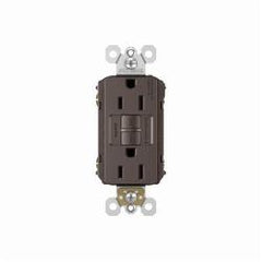 Legrand 1597TR 15A 125V Self-Test Tamper-Resistant GFCI Brown