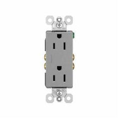 Legrand-Pass & Seymour 885TRGRY Decorator Tamper-Resistant Receptacle 15 Amp 125 Volt Gray