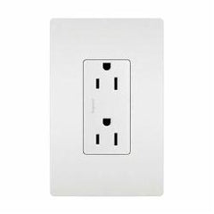 Legrand-Pass & Seymour 885TRW Decorator Tamper-Resistant Receptacle 15 Amp 125 Volt