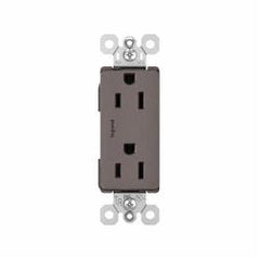 Legrand-Pass & Seymour 885TR Decorator Tamper Resistant Receptacle 15 Amp 125 Volt Brown