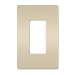 Legrand RWP26LA Radiant 1-Gang Screwless Wall Plate Light Almond