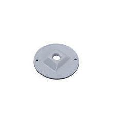 Legrand-Pass & Seymour WPRB11 Weatherproof 4 Round Outdoor Cluster Cover, Blank 1 Hole 1/2 With Gasket and Screws