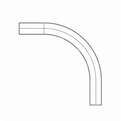 Robroy Industries PRHELB-1X90 Male Threaded Steel Standard Radius Rigid Conduit Elbow