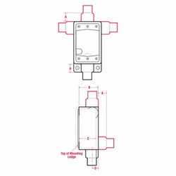 Robroy Industries PRFS2 Plasti-Bond 3/4 Inch 40 Mil Gray PVC Coated Ferrous Metal Exterior Dead End Cast Device Box