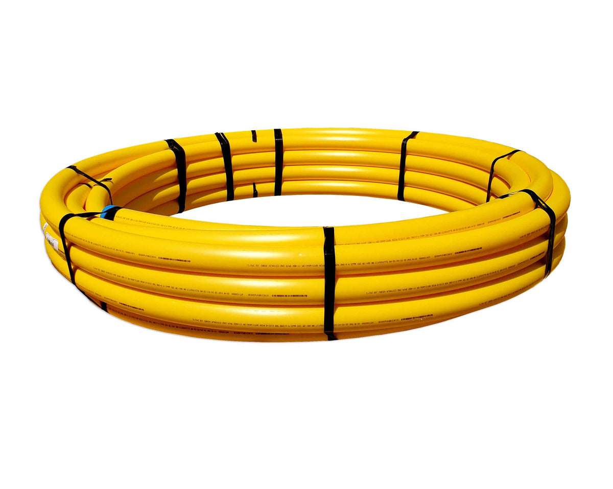 Cresline 27130 Gas Pipe SDR 11 Yellow Polyethylene 1 in IPS 150 ft L