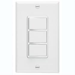 Broan-NuTone 66W 15-20 Amp 120 VAC 1-Gang White 3-Function Control Switch