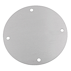 ABB SS-B Red-Dot SS-B 4-1/8 Round Blank Weatherproof Cover, Gasket & Screws