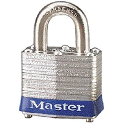 Master Lock 1KA-2002 Laminated Steel Padlock 15/16 inch Shackle 2002 Key