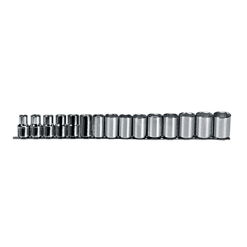 PROTO J54205 Proto® 1/2 Drive 15 Piece Metric Socket Set - 6 Point