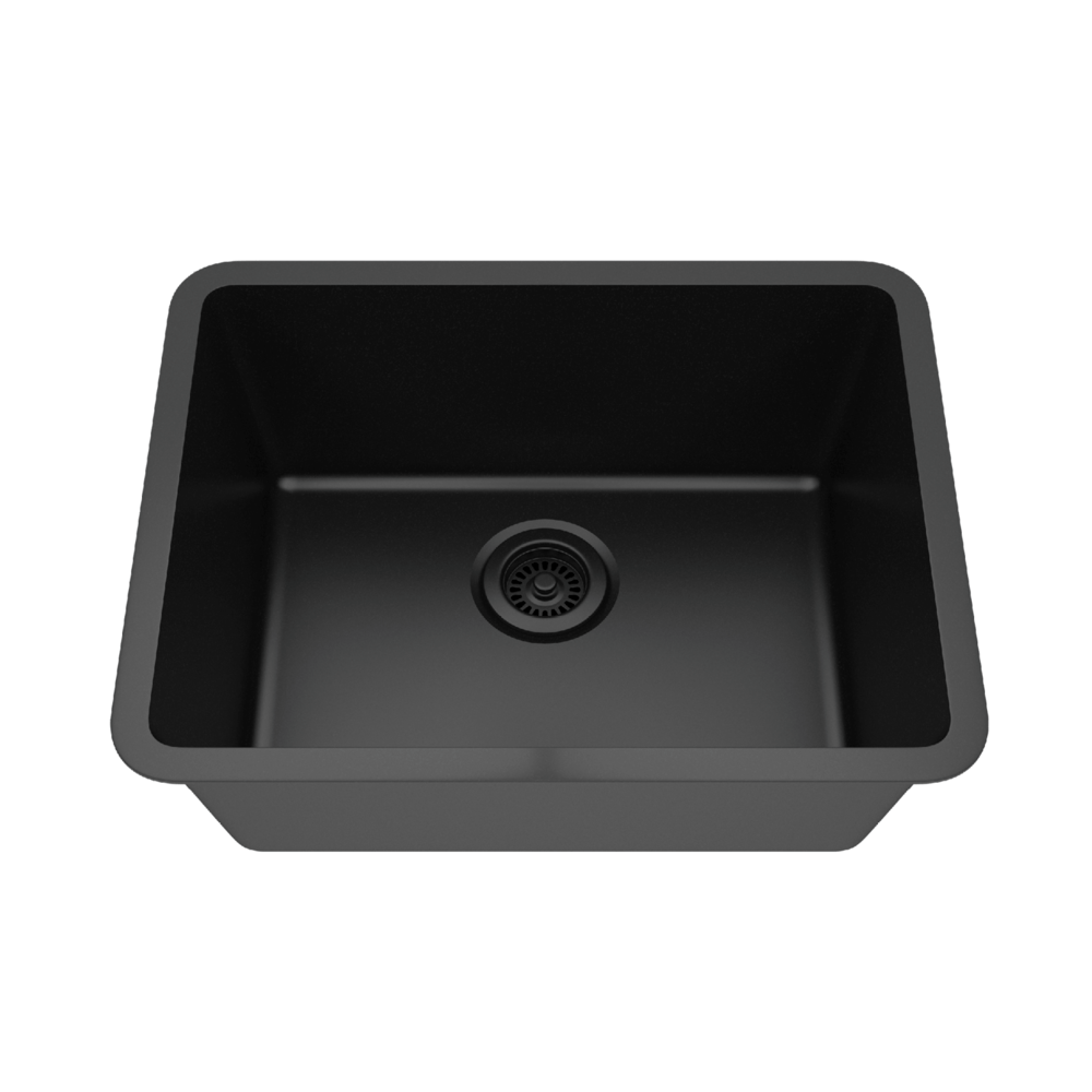 DAKOTA Dakota Plumbing Products GSE-QC2318-BK Undermount Kitchen Sink
