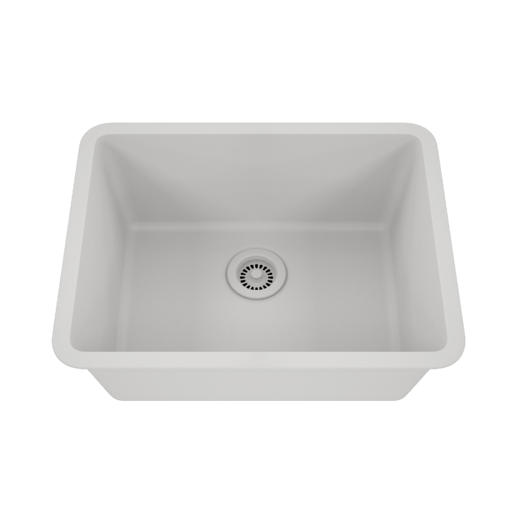 DAKOTA Dakota Plumbing Products GSE-QC2318-W Undermount Kitchen Sink