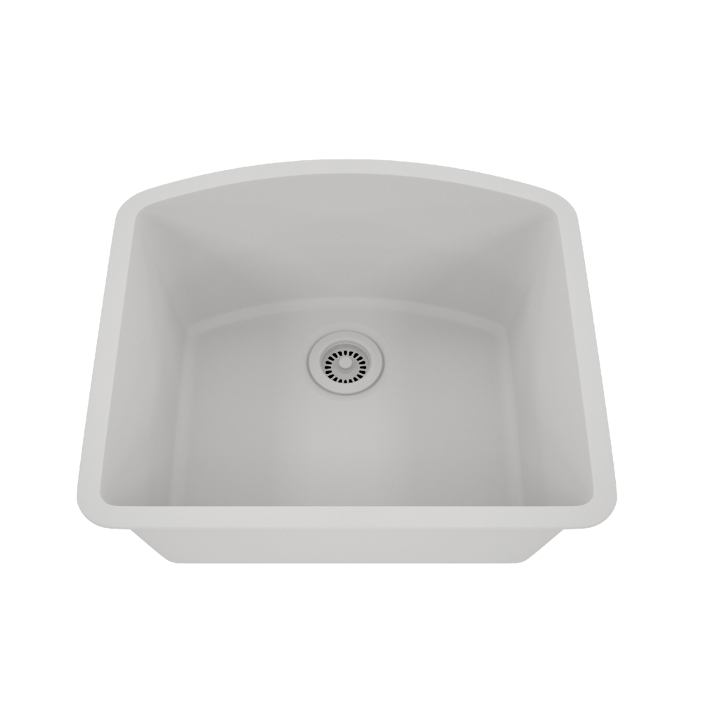 DAKOTA Dakota Plumbing Products GSE-QC2321-W Undermount Kitchen Sink