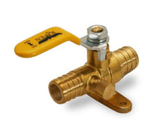 Everflow 807P001-NL 1 PEX Drop Ear Ball Valve with Drain Lead Free