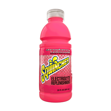 Sqwincher 159030536 Strawberry Lemonade Ready To Drink 20 oz Case of 24