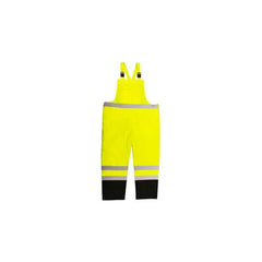 Radians RW30-ES1Y General Purpose Rain Bib Pants, Hi-Viz Lime, L