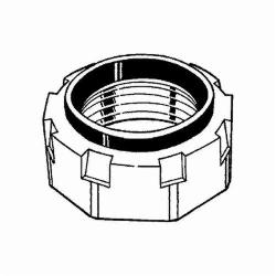 Hubbell 1134 RACO Bushing 1 In Insulated Mall Iron