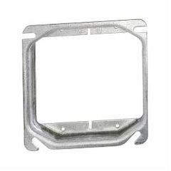 Hubbell 769 RACO Mud Ring 2-Device Raised Box Cover 4 in x 4 in