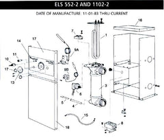 Raypak 001801F Heater Element 5.5kW 240V Kit