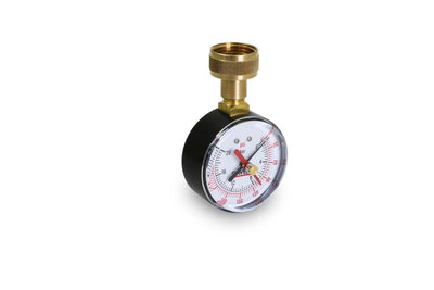 Everflow RG66-300 Water Test Gauge 300 PSI 2-1/2 Face 3/4 Female Hose Connection