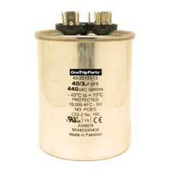 Rheem 43-25133-13 Dual Capacitor 40/3 MFD 440V Round