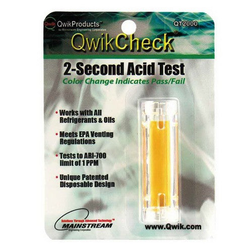 Rheem QT2000 QwikCheck Acid Test Kit For Use With All Common Types of Refrigerant Oils