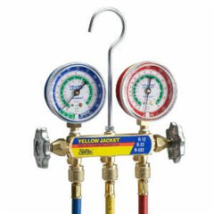 Yellow Jacket 41213 Series 41 Manifold with 2-1/2 Inch Gauges, 36 Inches, psi, R-12/22/502