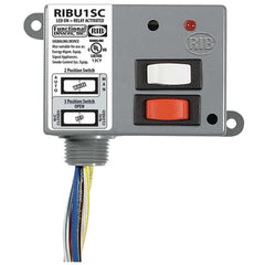 Functional Devices RIBU1SC Enclosed Pilot Relay SPDT 10-30V AC DC 120V AC Coil