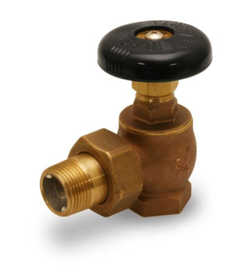 Everflow RSA114 | Raven RSA114 1 1/4 Steam Angle Radiator Valve | Everflow