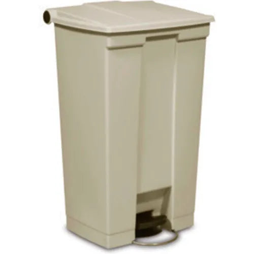 Rubbermaid FG614600BEIG Fire Safe Step On Plastic Container 23 Gallon Beige