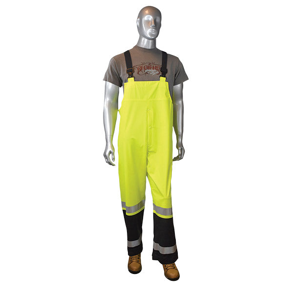 Radians RW07OESGV3X Rain Overall 3X-Large Hi-Vis Green