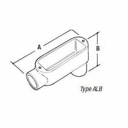 ABB ALB-1 RED DOT 1/2 LB COND