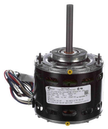 Regal Rexnord Century 429 Blower Motor 1/5 HP 208-230V 1050 RPM 3-Speed