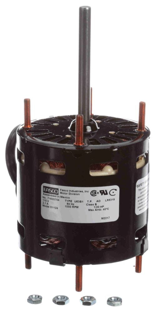 Fasco D1124 1/20 HP CW Motor 115V