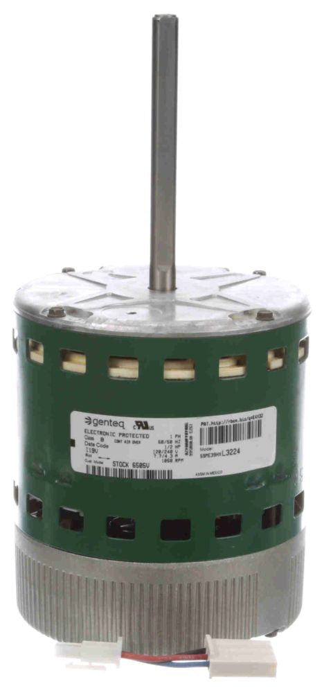 Genteq 6505V Evergreen VS Motor 1/2 HP 120/240V 1050 RPM NEMA 48 CCW/CW Replacement 6505V