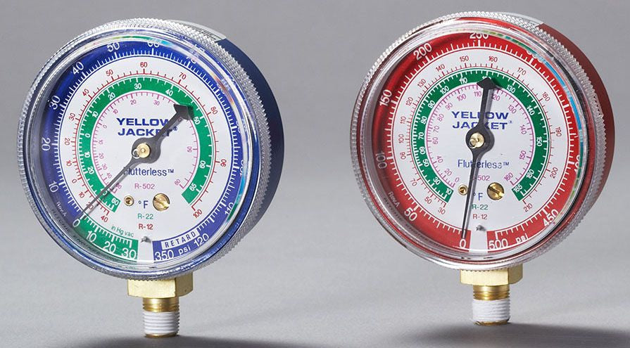 Yellow Jacket 49036 Manifold Gauge Set for R-410A Refrigerant Blue Combo