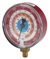 Ritchie Engineering 49237 1/8 MPT Manifold Pressure Gauge 0 to 800 PSI R-22/R-404A/R-410A