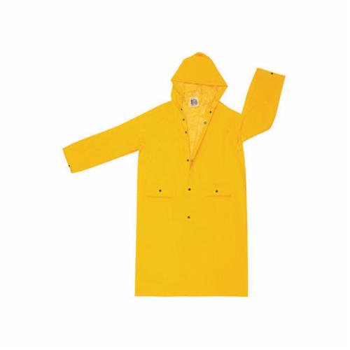 Mcr Safety 200CX2 Classic 200C 2-Piece Rainwear Coat Unisex 2XL Yellow Polyester/PVC ASTM F903