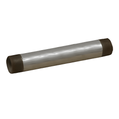 Ward Manufacturing GCPH30 1 inch x 30 inch Galvanized Steel Cut Length Pipe, Domestic, Threaded x Threaded