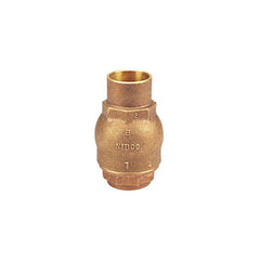 Nibco NJ7Q0XB Hydrapure S-480-Y-LF Bronze Ring Check Valve 1-1/4 in